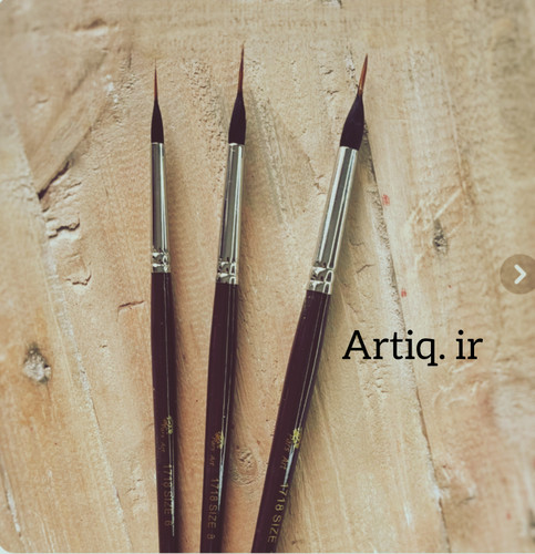 قلم موی مخزن دار موی طبیعی سمور پارس آرت